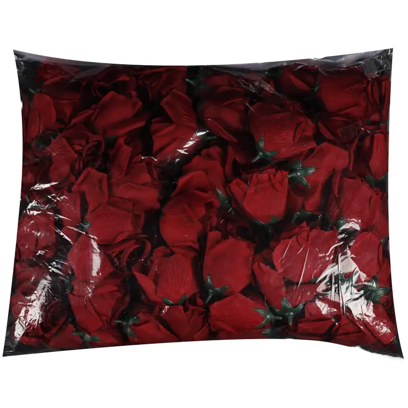 Kepala Tea Rose Maroon isi 100 pcs