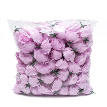 Kepala Mini Rose Ungu isi 100 pcs