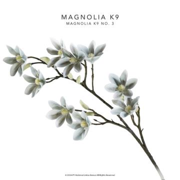 BUNGA MAGNOLIA K9 - Putih Sembur Abu-Abu
