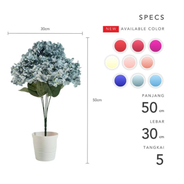 HORTENSIA V2 - DUSTY BLUE NO. 9